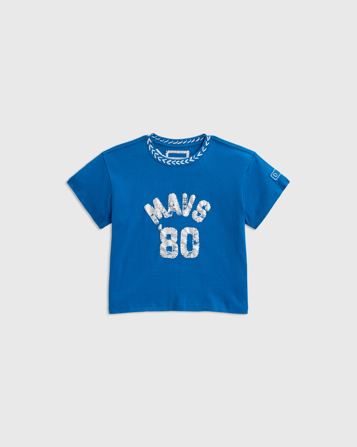 The Boxy Initial Tee - Mavericks