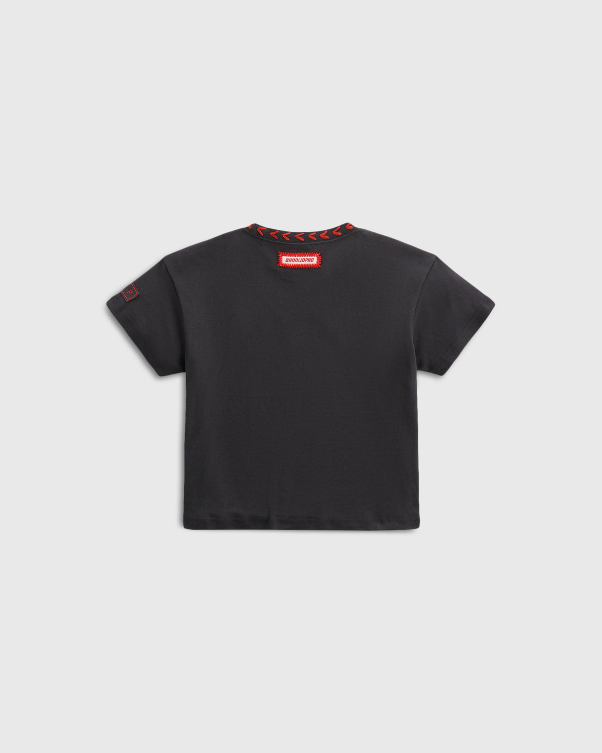 The Boxy Initial Tee - Heat