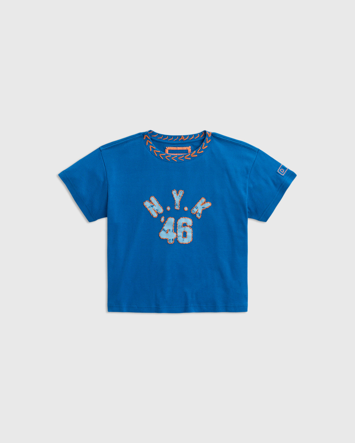 The Boxy Initial Tee - Knicks