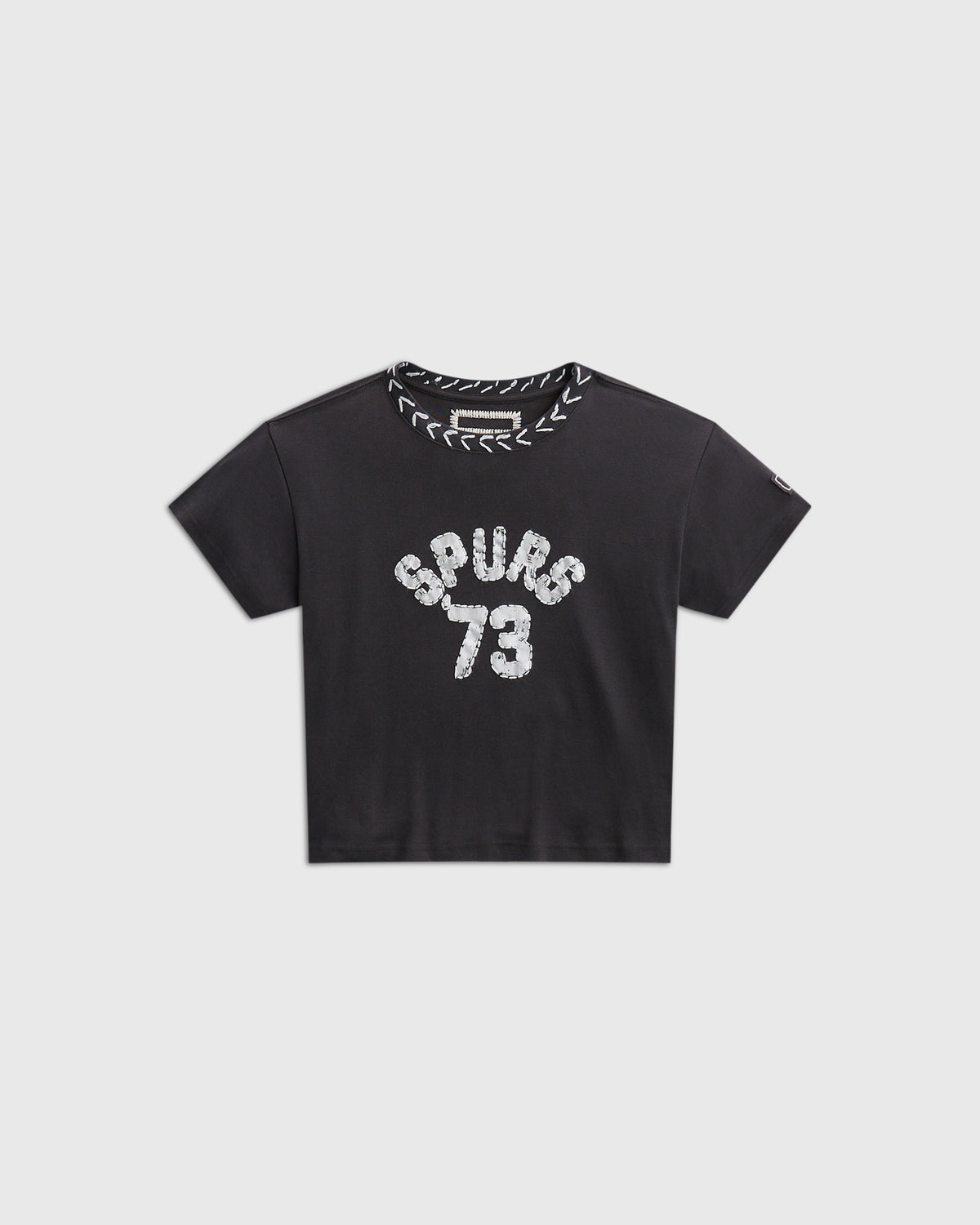 The Boxy Initial Tee - Spurs