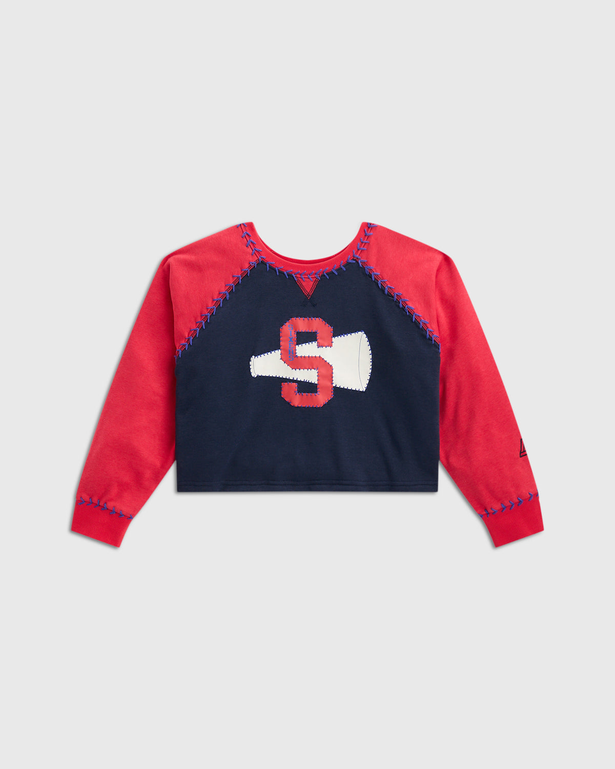 The Cheerleader Raglan - 76ers