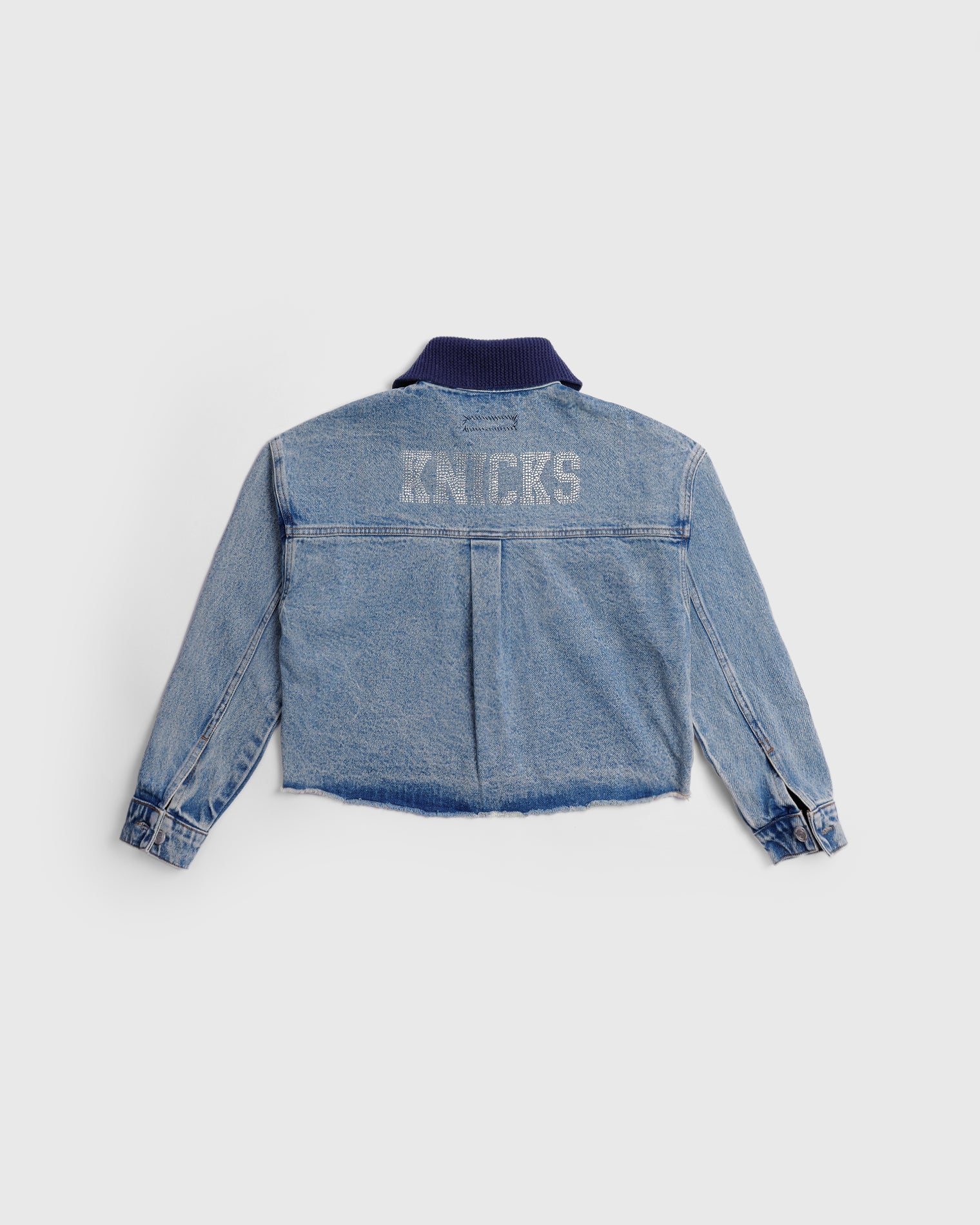 The Cropped Denim Jacket - Knicks