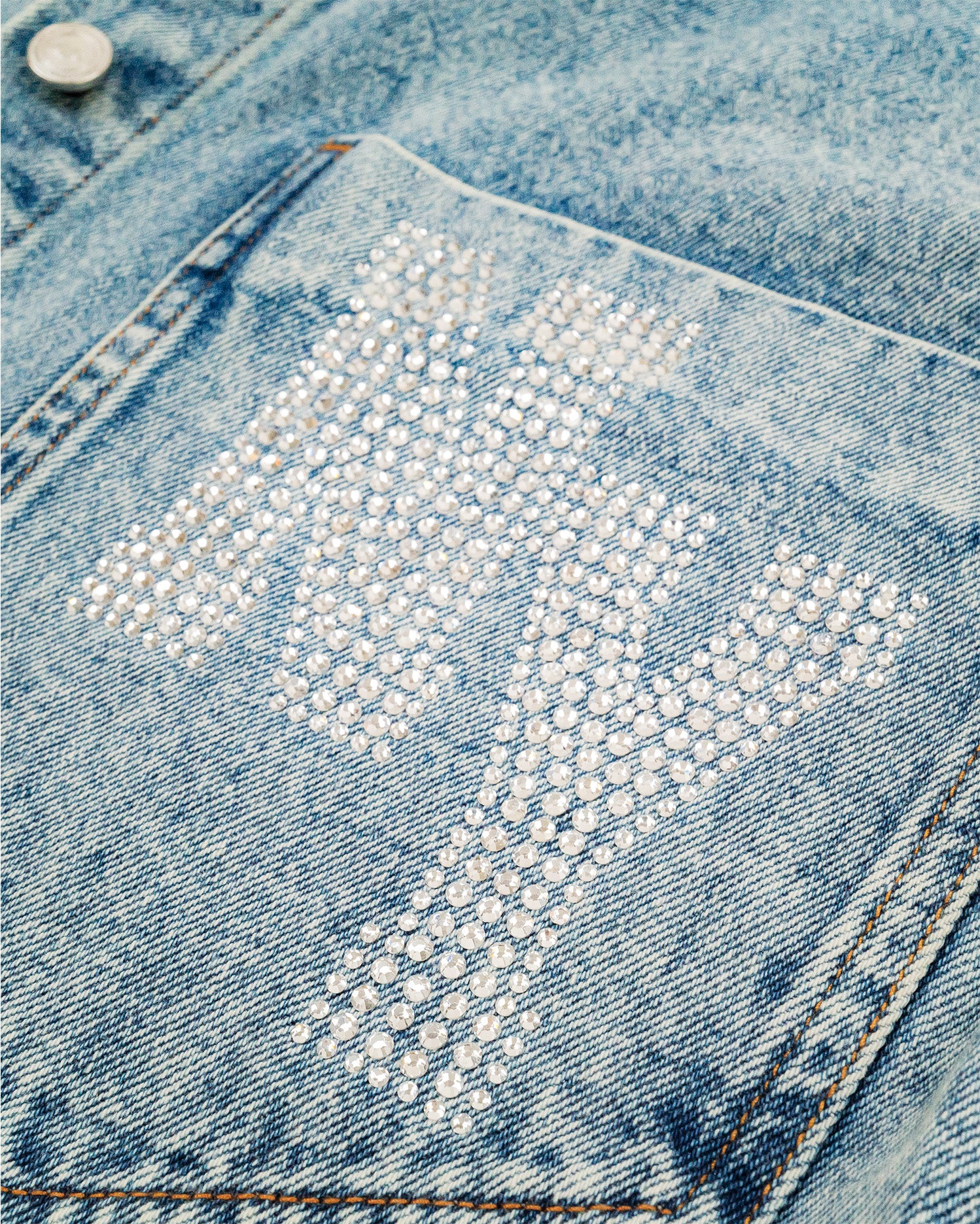The Cropped Denim Jacket - Knicks