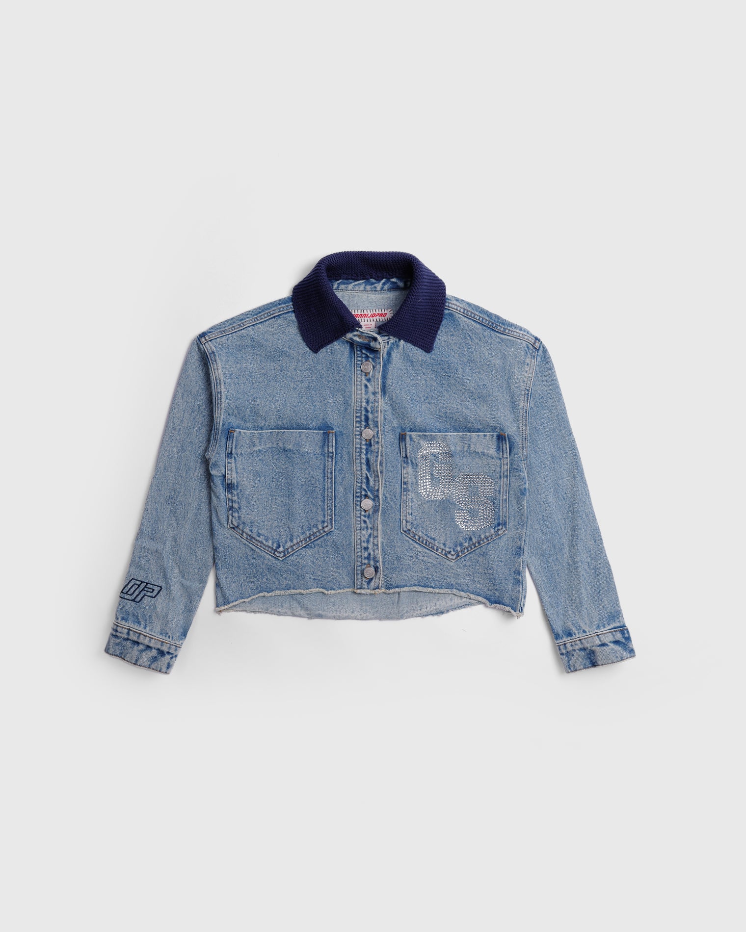 The Cropped Denim Jacket - Warriors