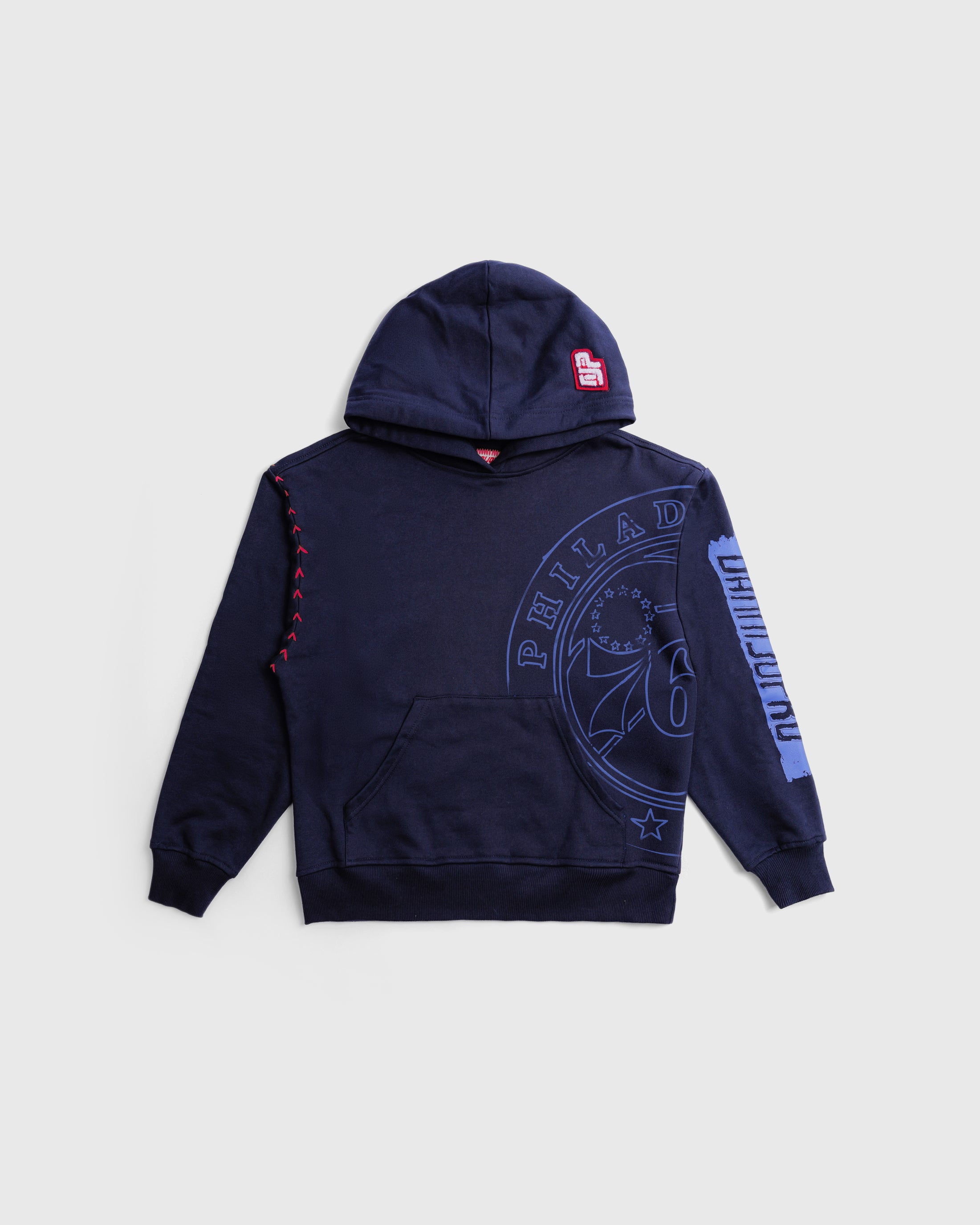 The Warmup Hoodie - 76ers