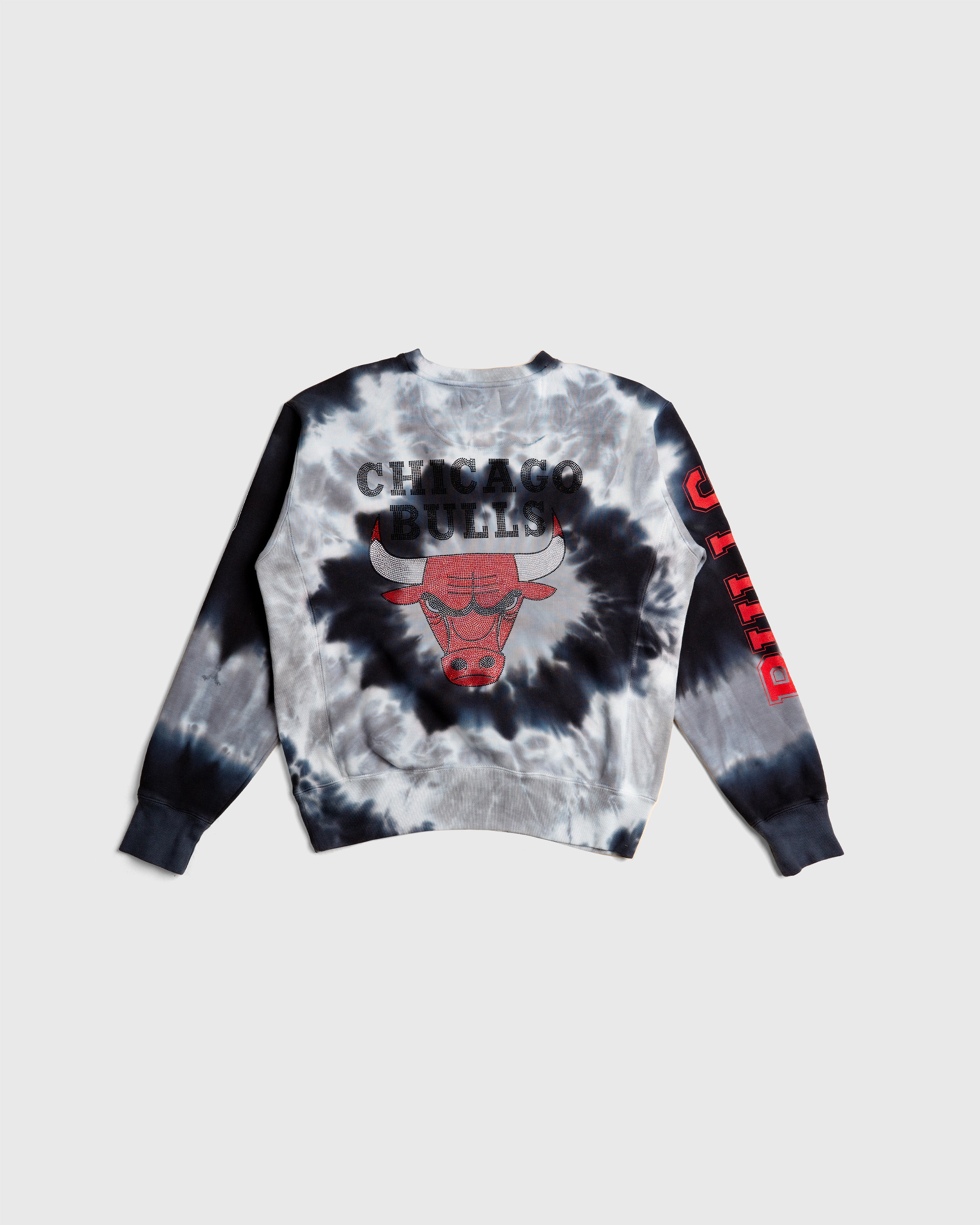 NBA Chicago Bulls Tie Dye Crew Sweatshirt