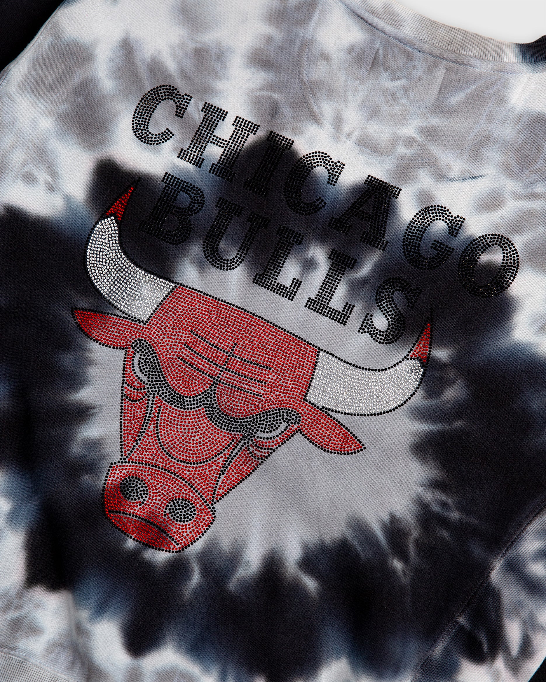 NBA Chicago Bulls Tie Dye Crew Sweatshirt