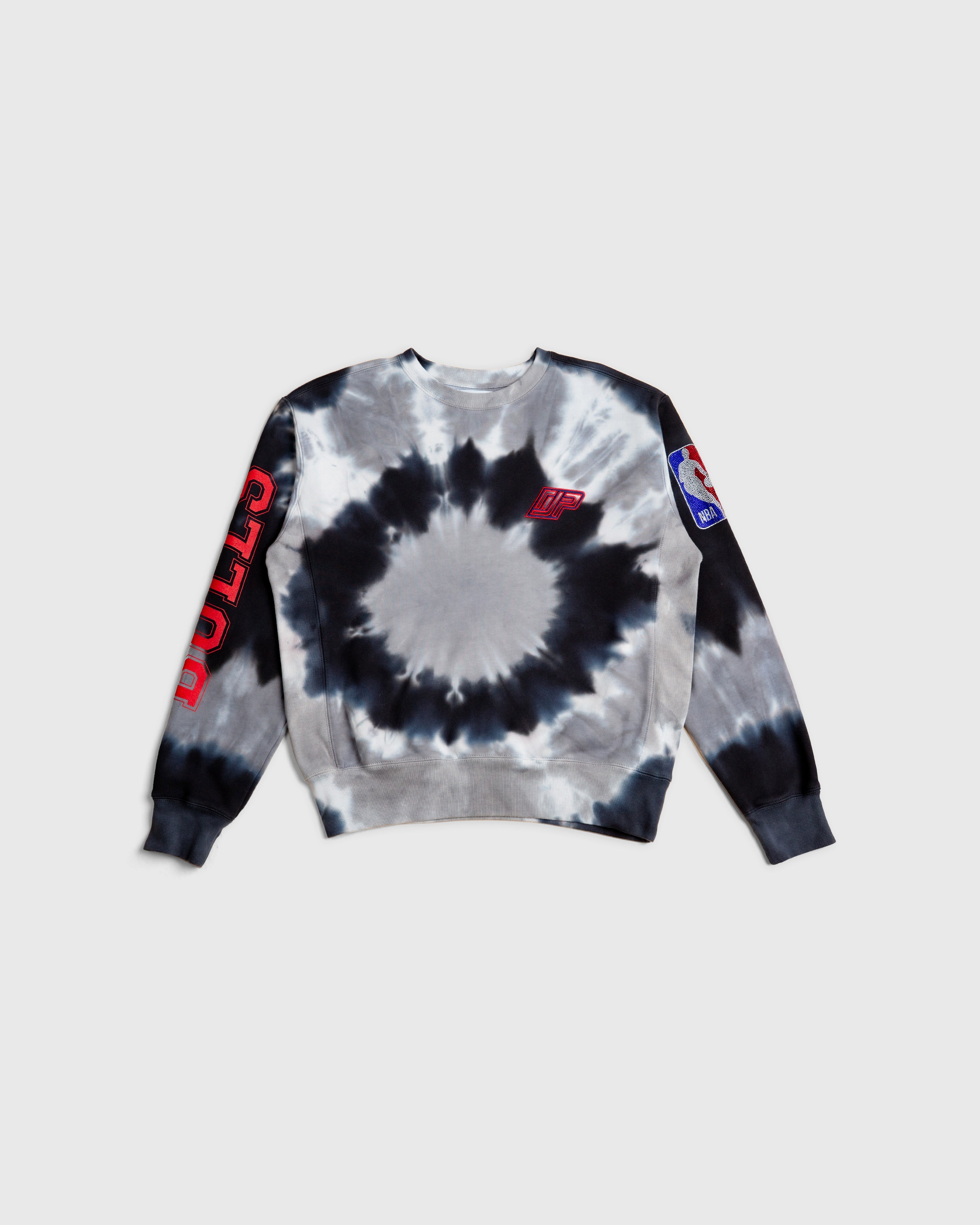 NBA Chicago Bulls Tie Dye Crew Sweatshirt