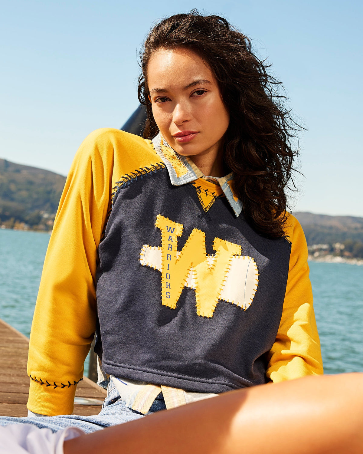 The Cheerleader Raglan - Warriors
