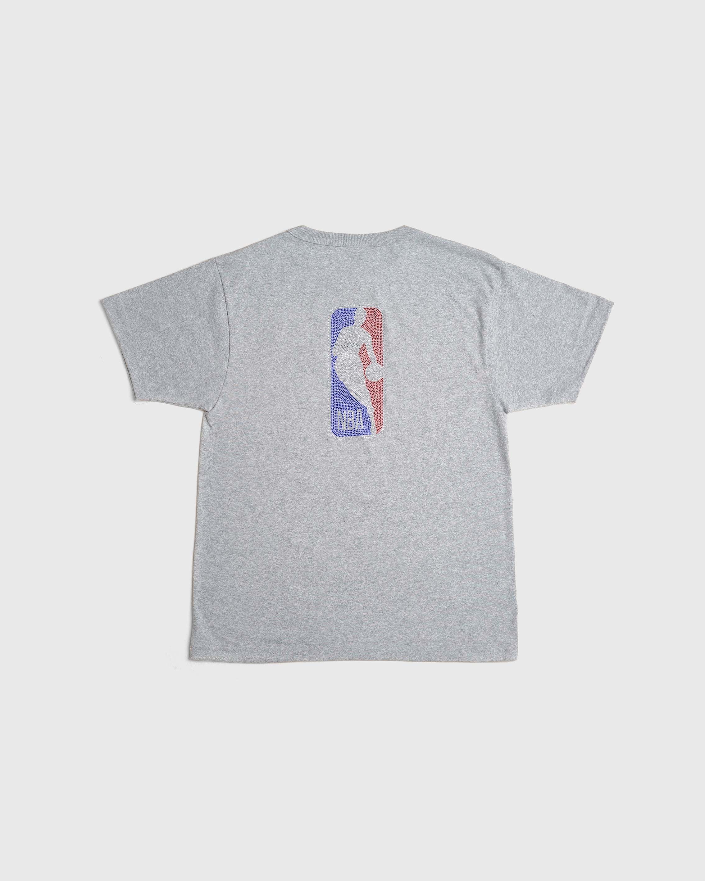 women’s nba logo t-shirt rhinestone logoman tee