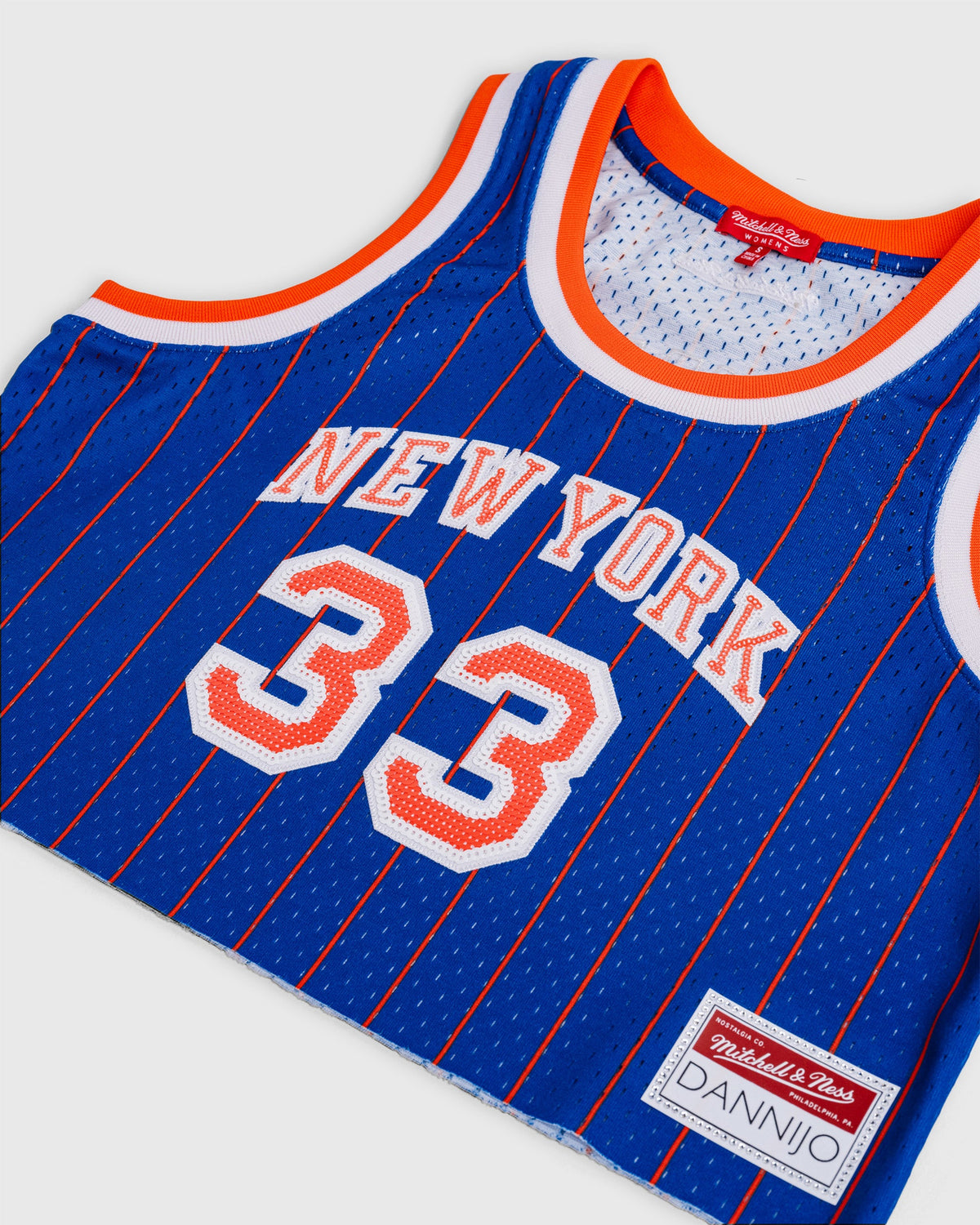 Patrick Ewing New York Knicks Crop Jersey - DannijoPro