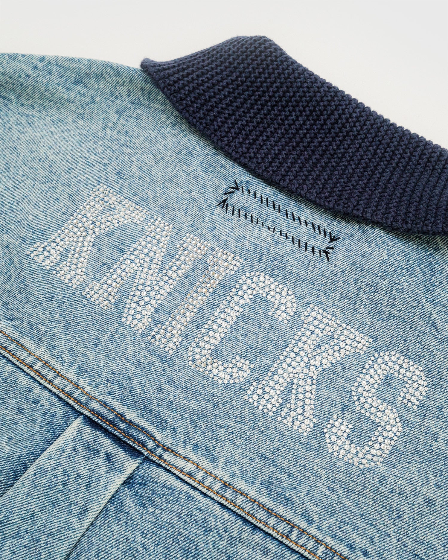 The Cropped Denim Jacket - Knicks