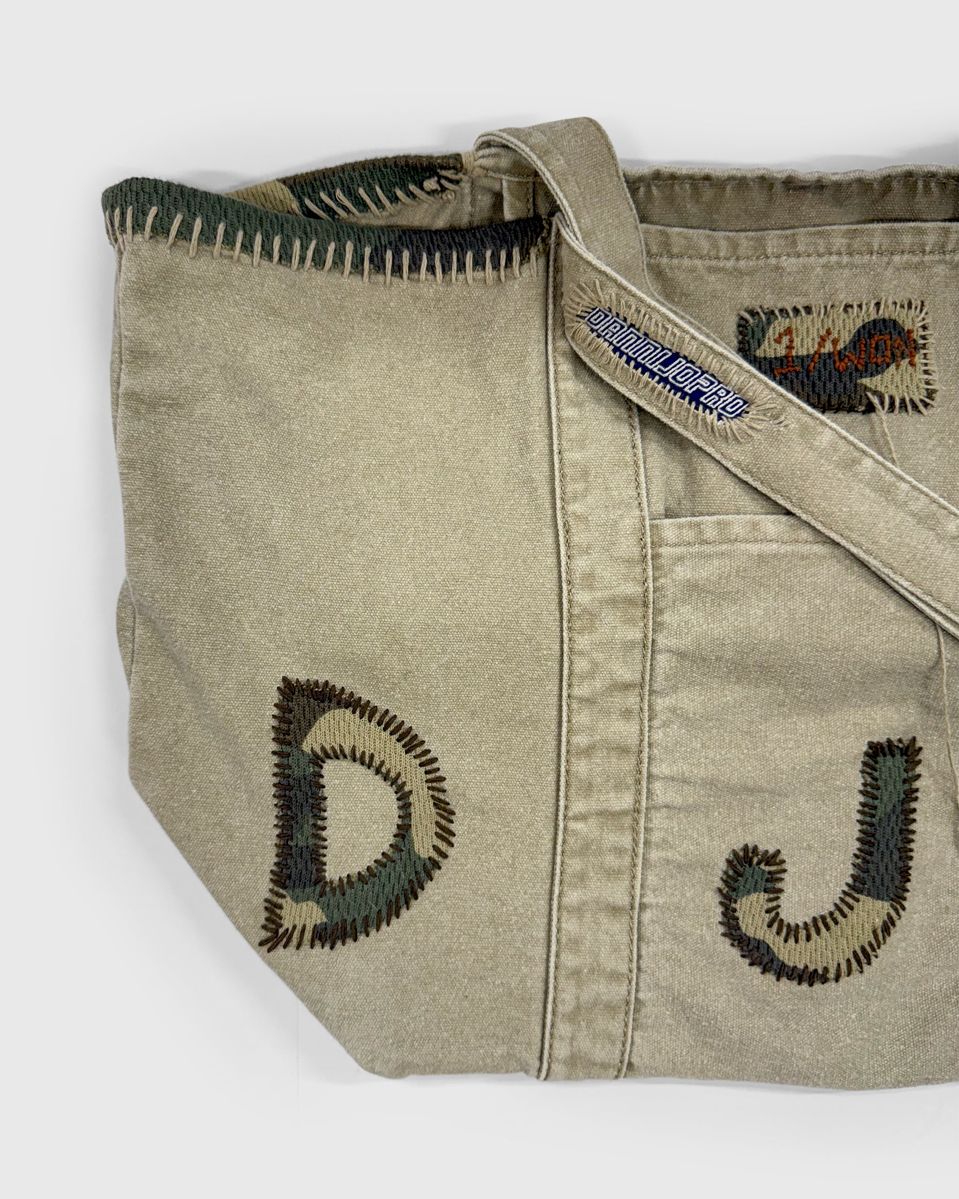 The Camo Initial Bag