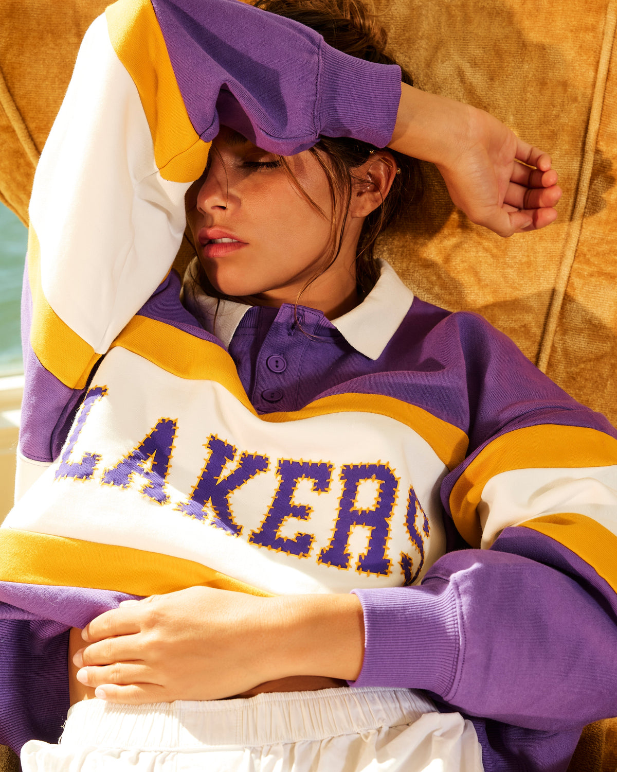 The Rugby Crewneck - Lakers