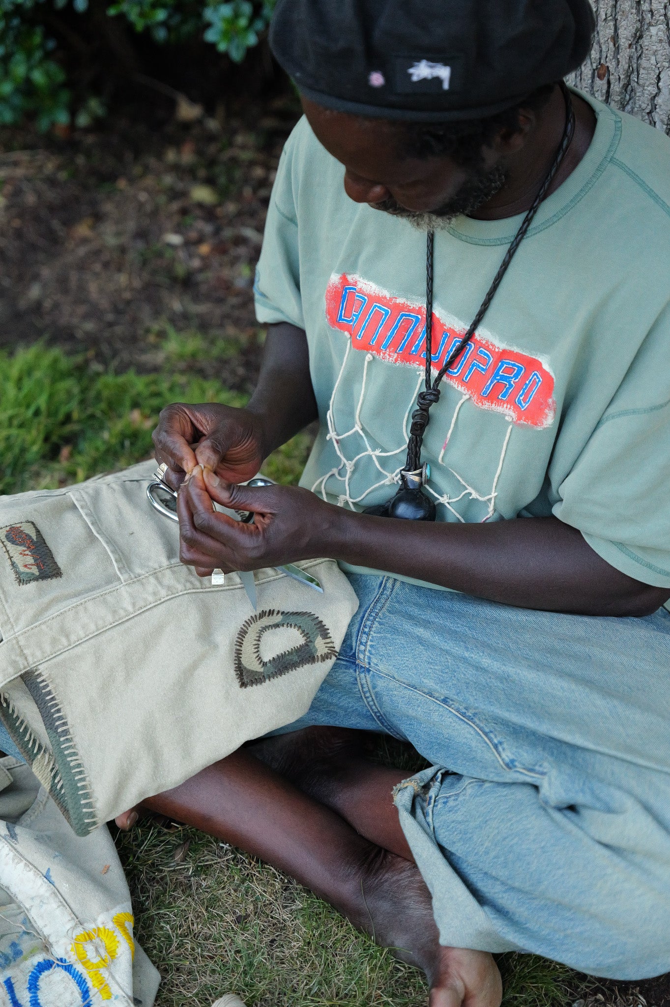 The Camo Initial Bag