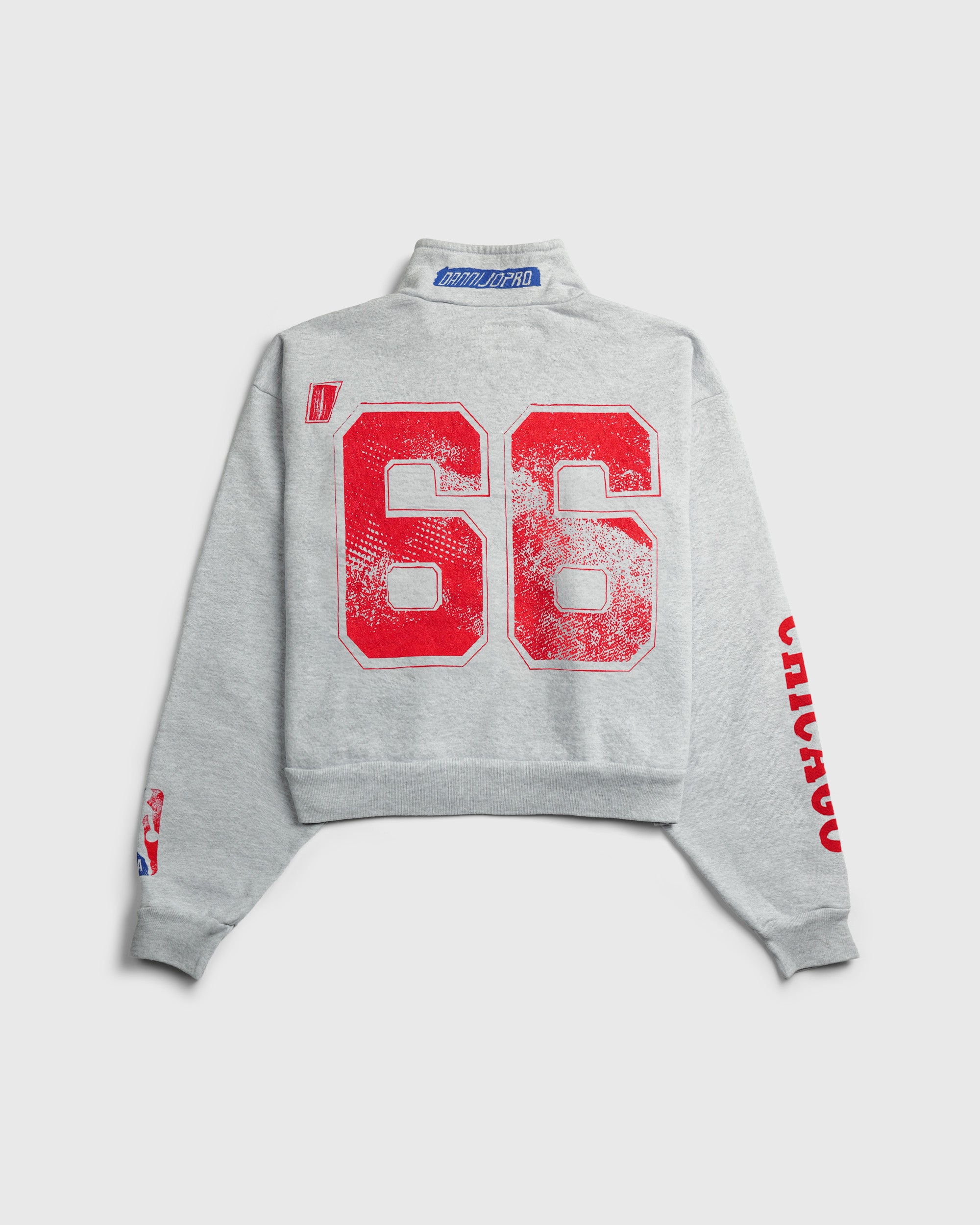 The Varsity Cropped Half Zip - Bulls