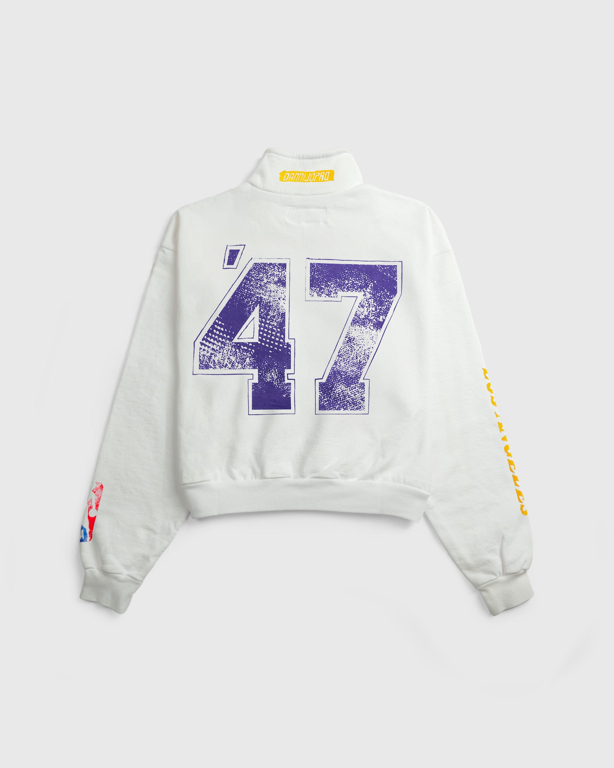 The Varsity Cropped Half Zip - Lakers