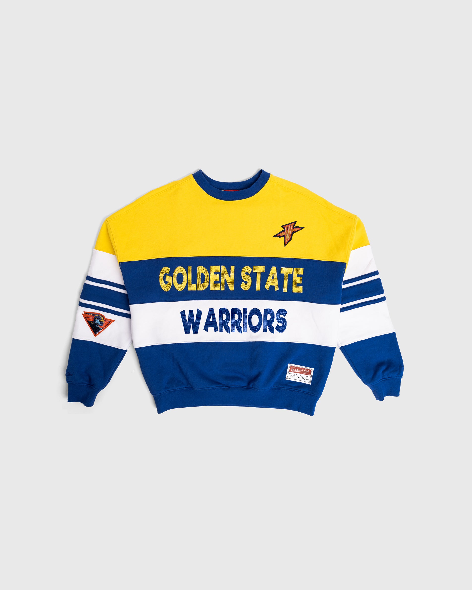 【GOLDEN 】JOURNY UNISEX CREW SWEAT Golden Goose Men's Journey Vintage College Sweatshirt