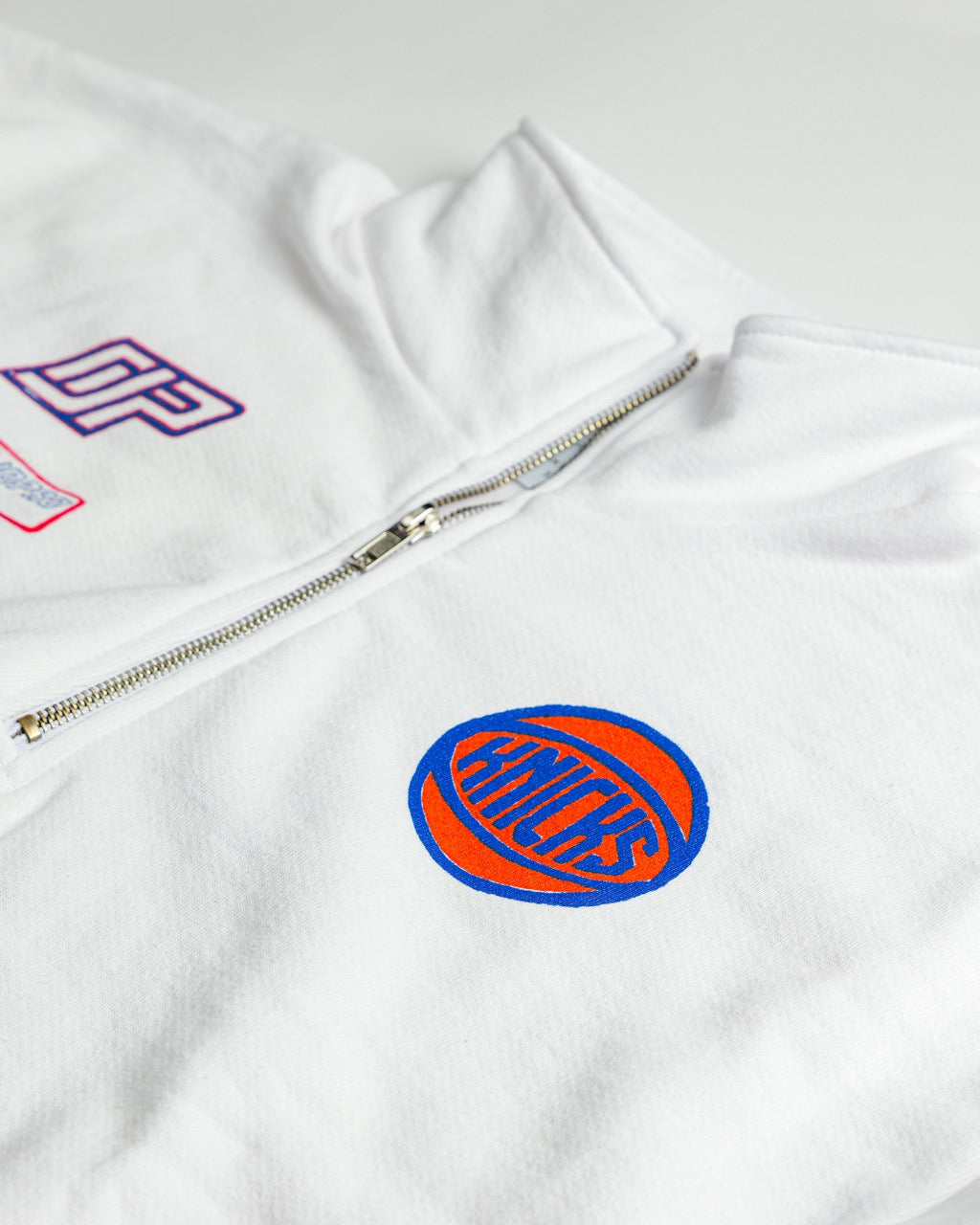 The Varsity Cropped Half Zip - Knicks