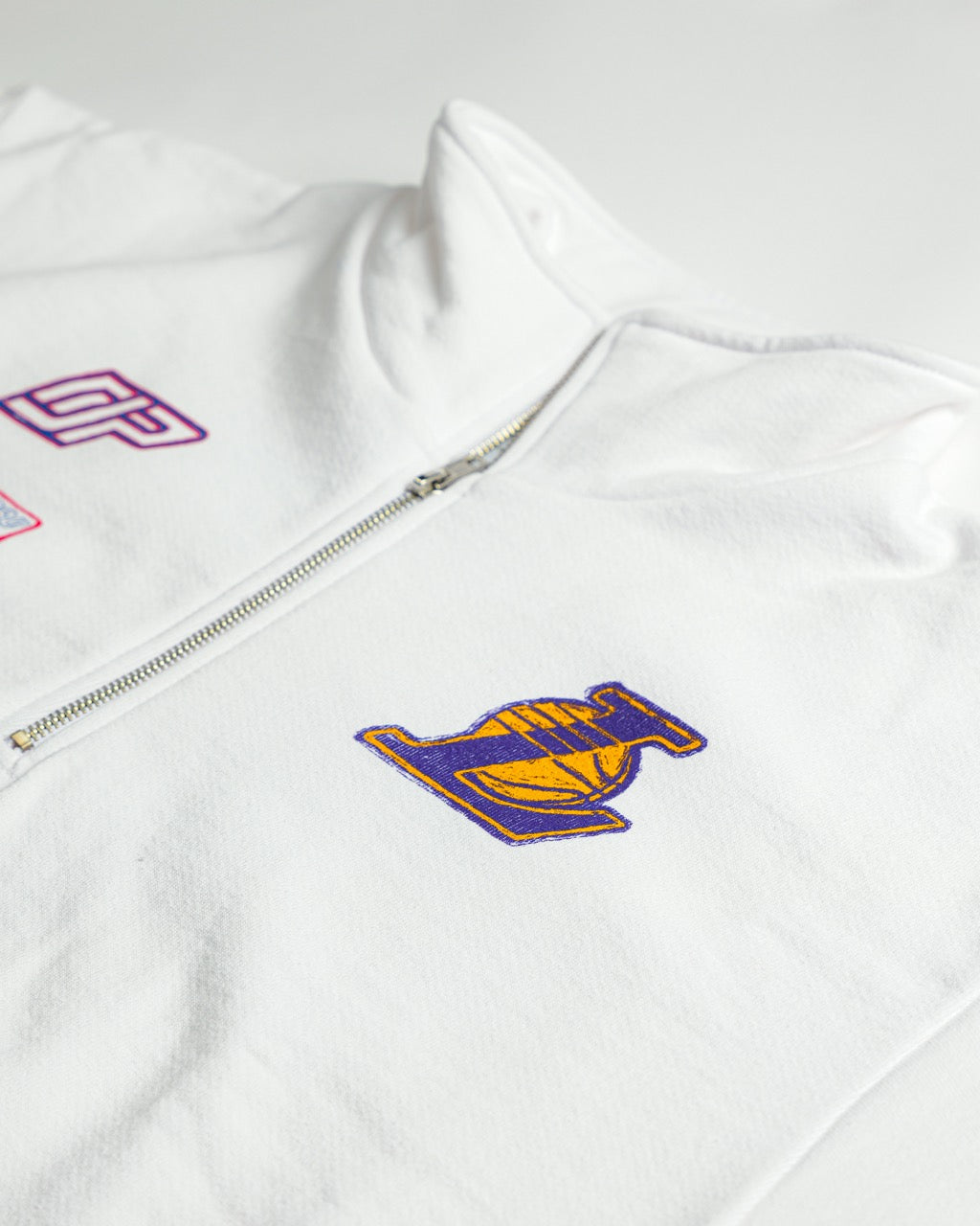The Varsity Cropped Half Zip - Lakers